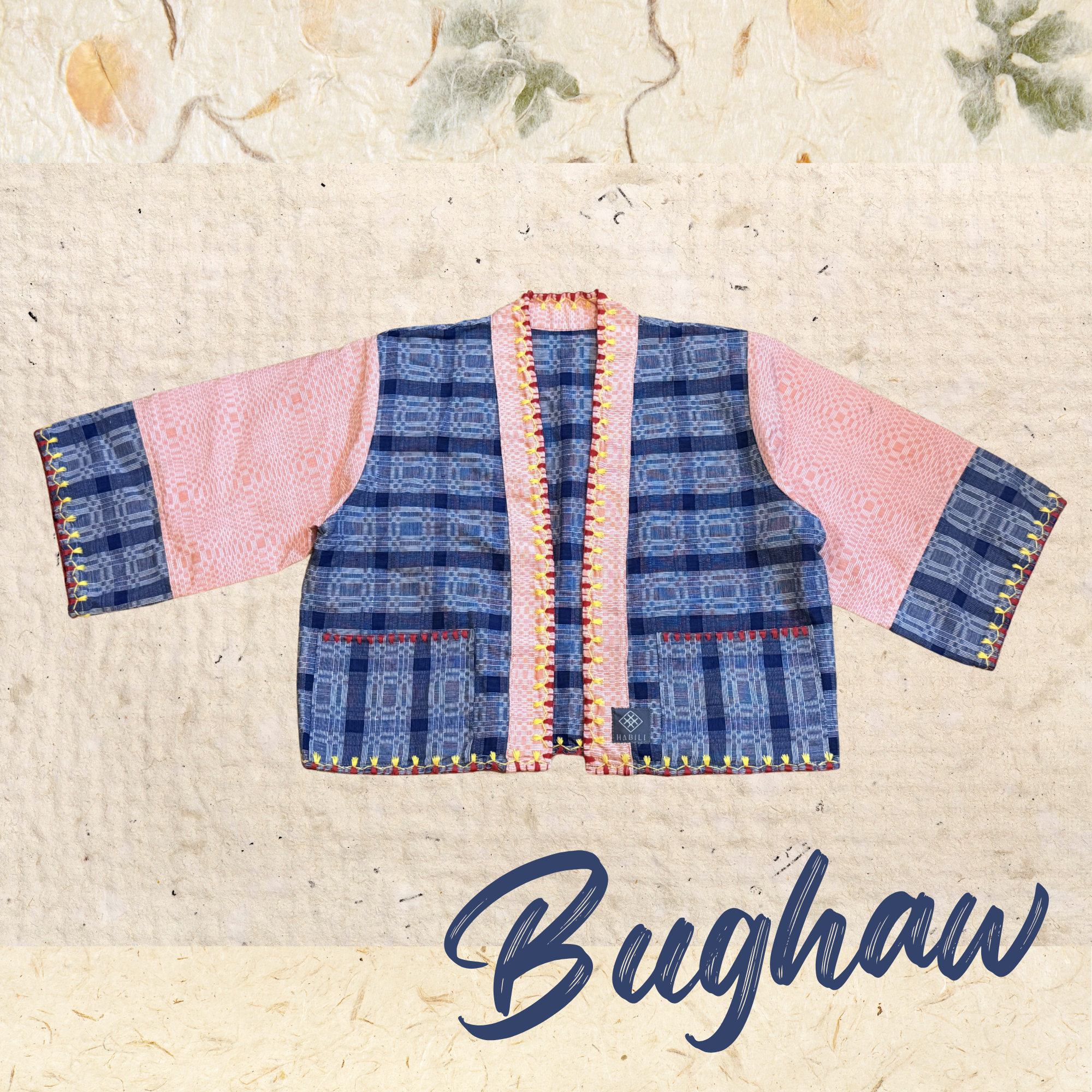 Hinabi Blazer - Bughaw