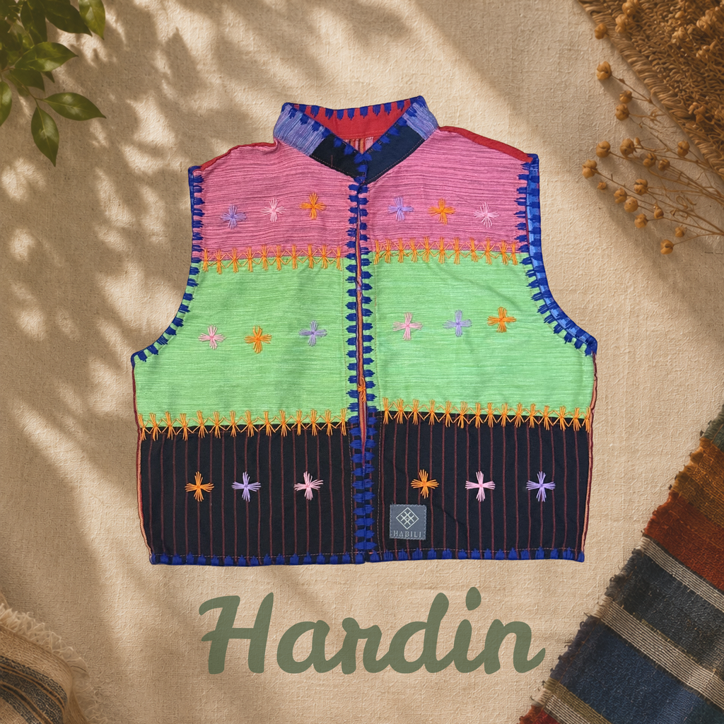 Hinabi Patchwork Vest - Hardin