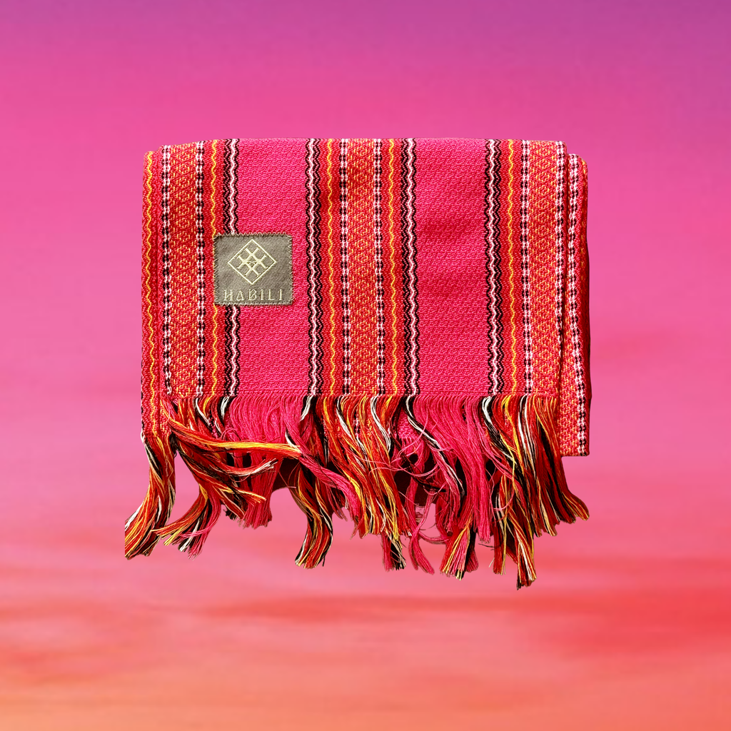 Hiraya Scarf - Pink Sunset