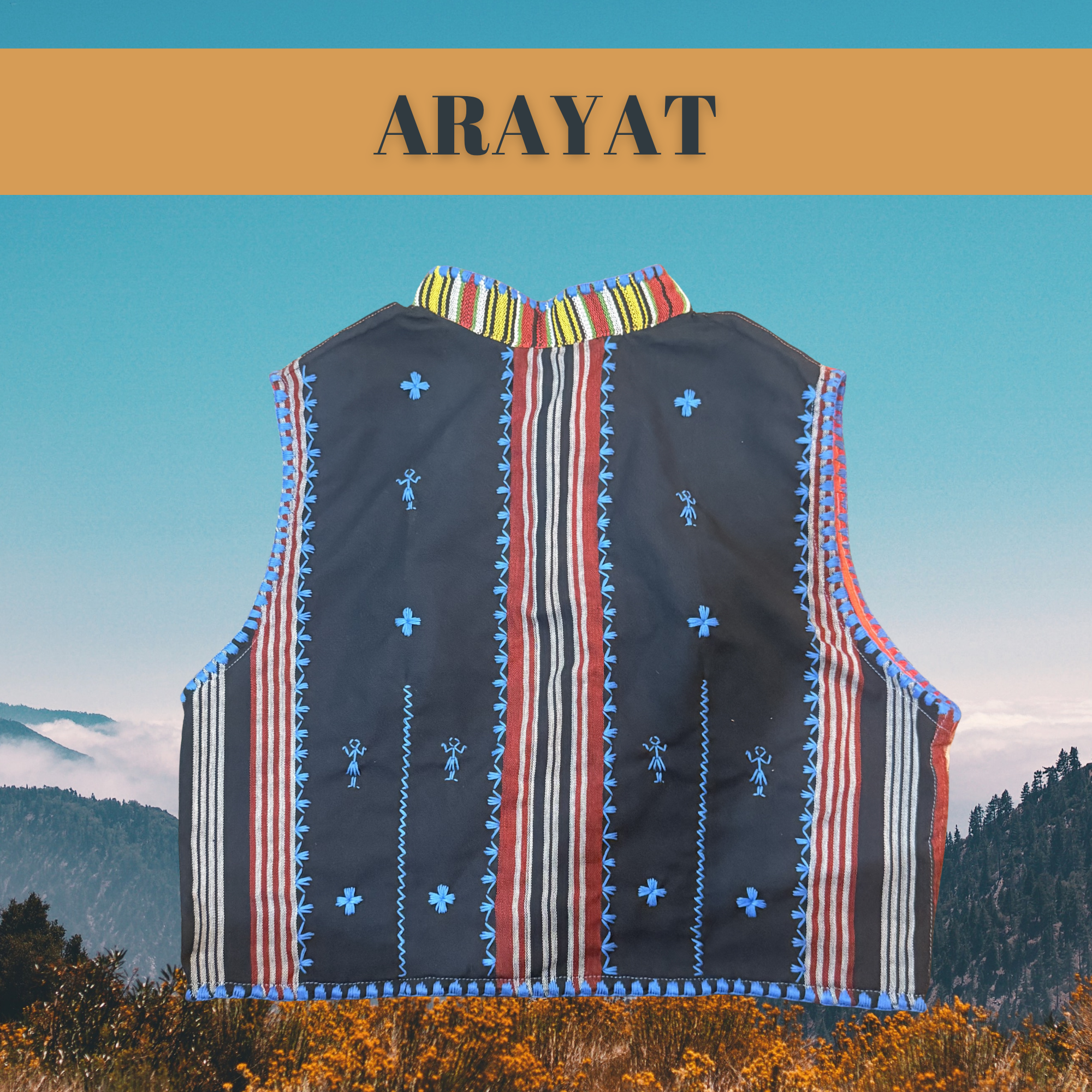 Hinabi Patchwork Vest - Arayat
