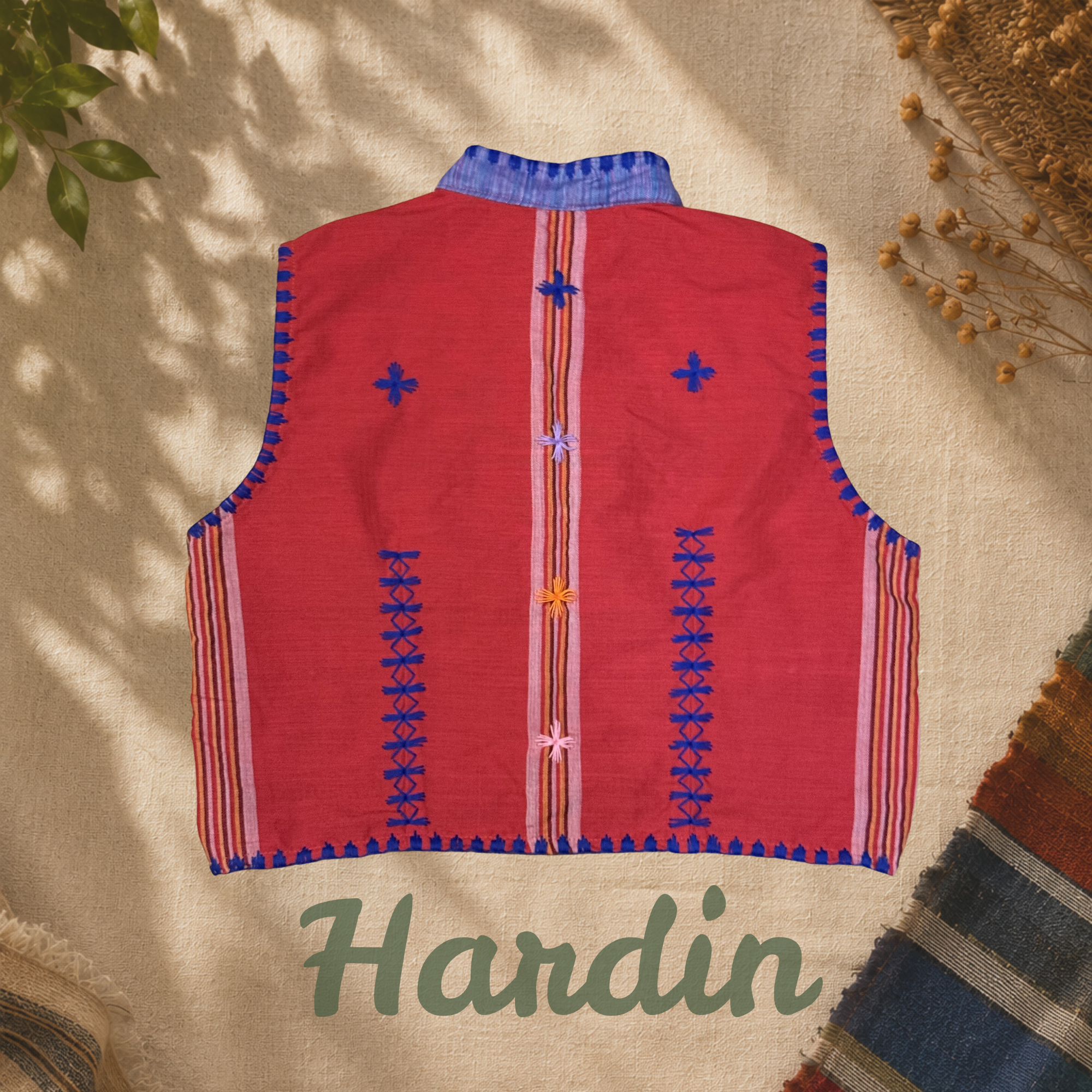 Hinabi Patchwork Vest - Hardin