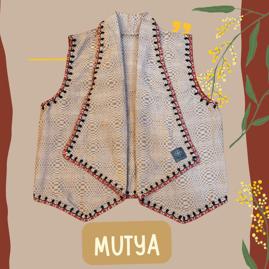 Hinabi Waterfall Vest - Mutya