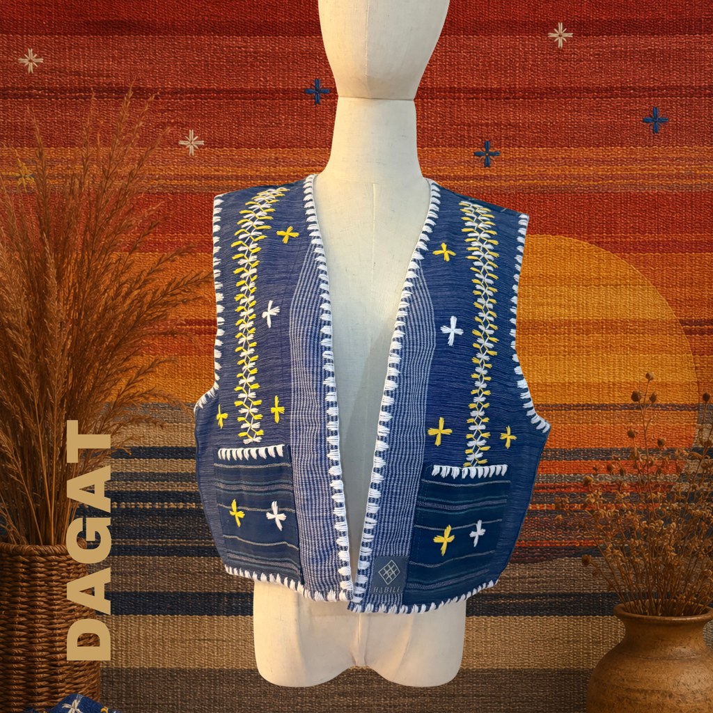 Hinabi Pocket Vest - Dagat