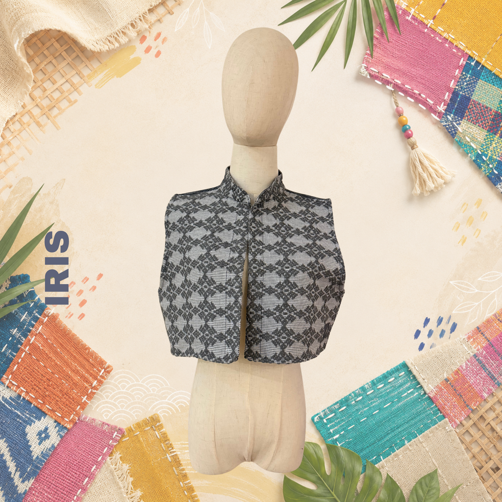 Hinabi Short Vest - Iris