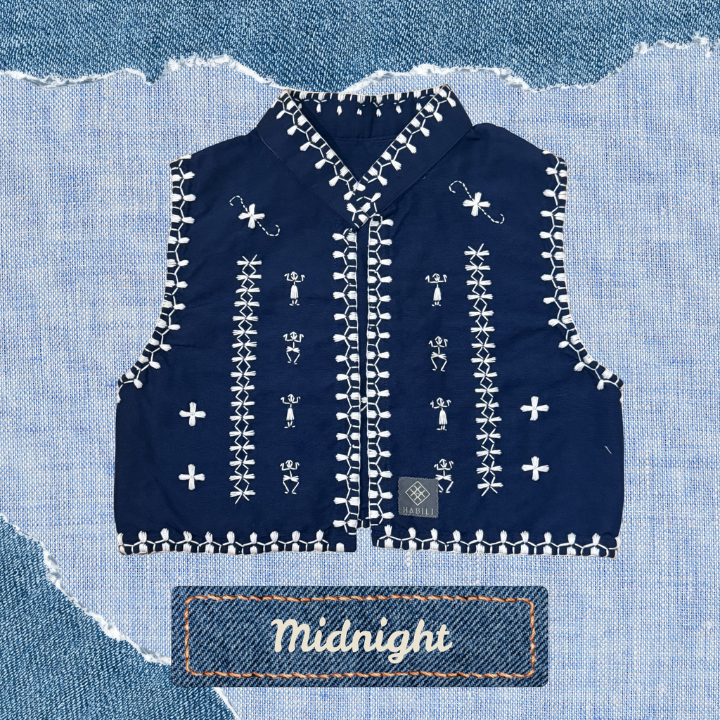 Hinabi Vest - Midnight