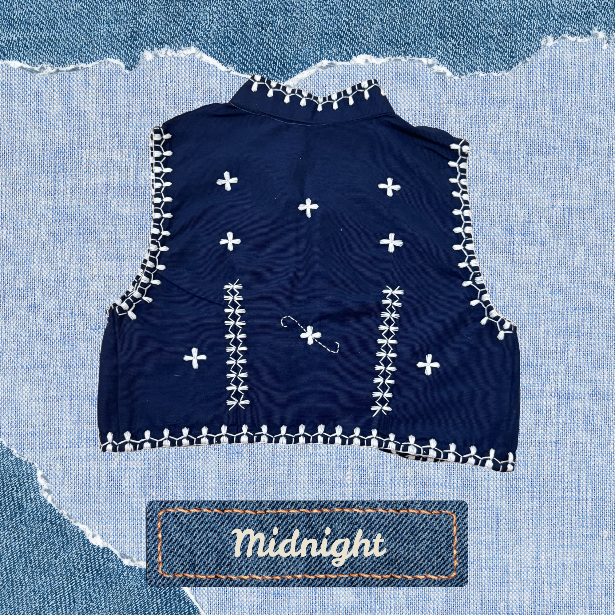 Hinabi Vest - Midnight