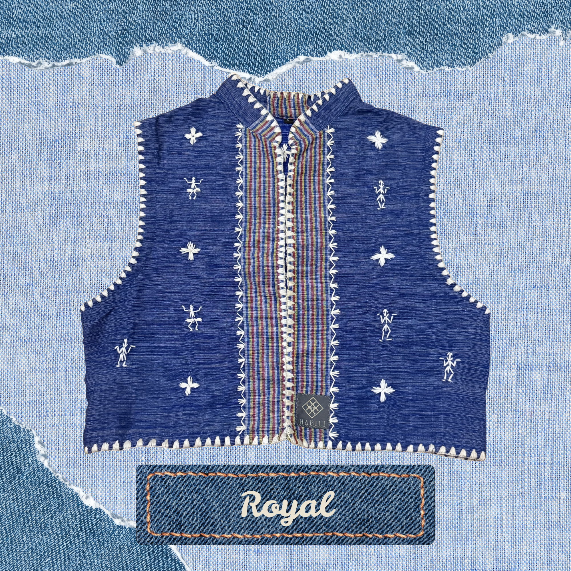 Hinabi Vest - Royal