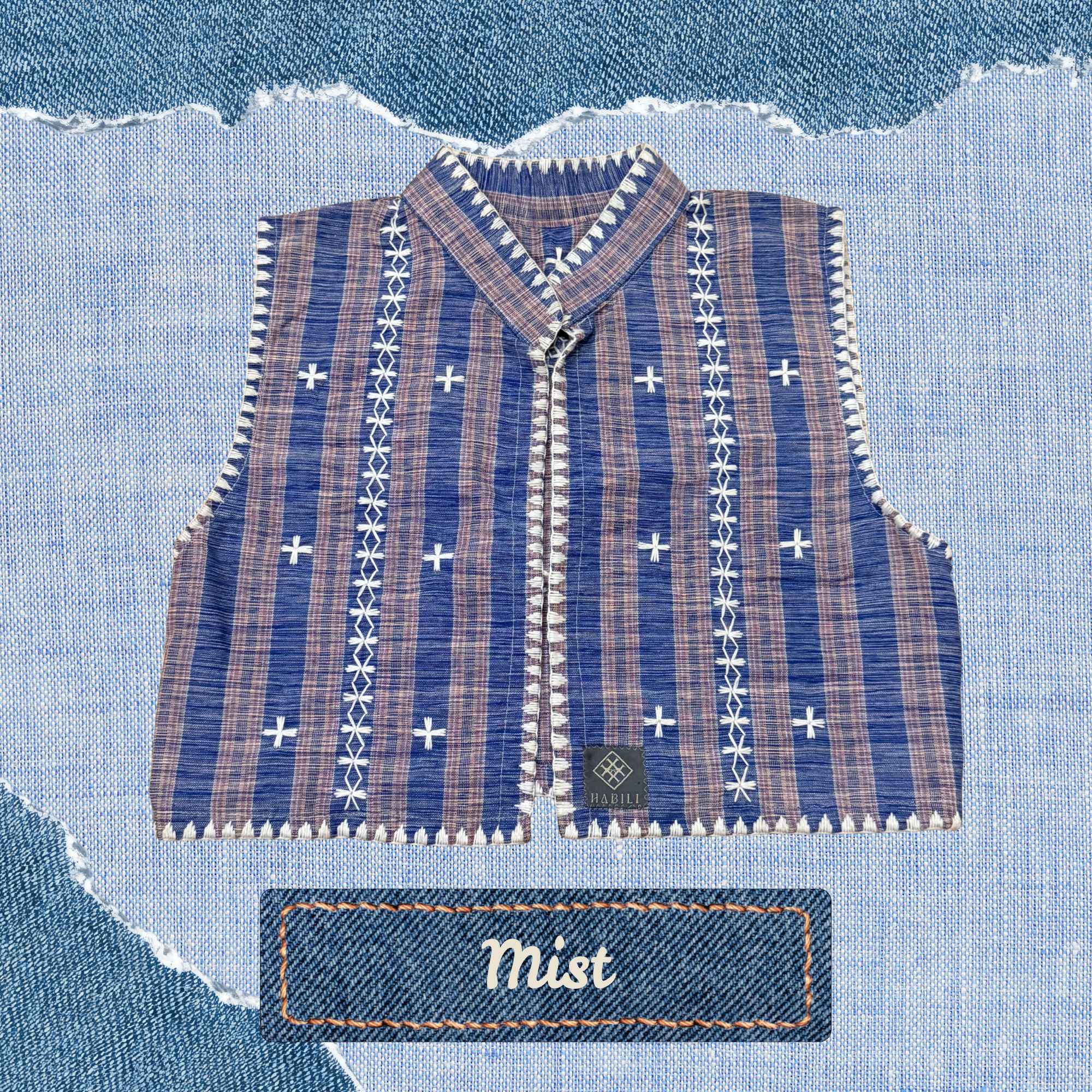 Hinabi Vest - Mist