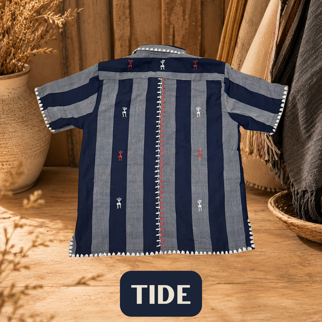 Hinabi Men's Polo - Tide