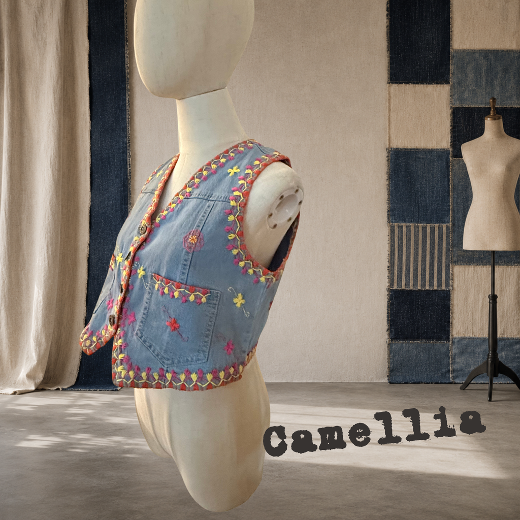 Reworked Vest - Camellia