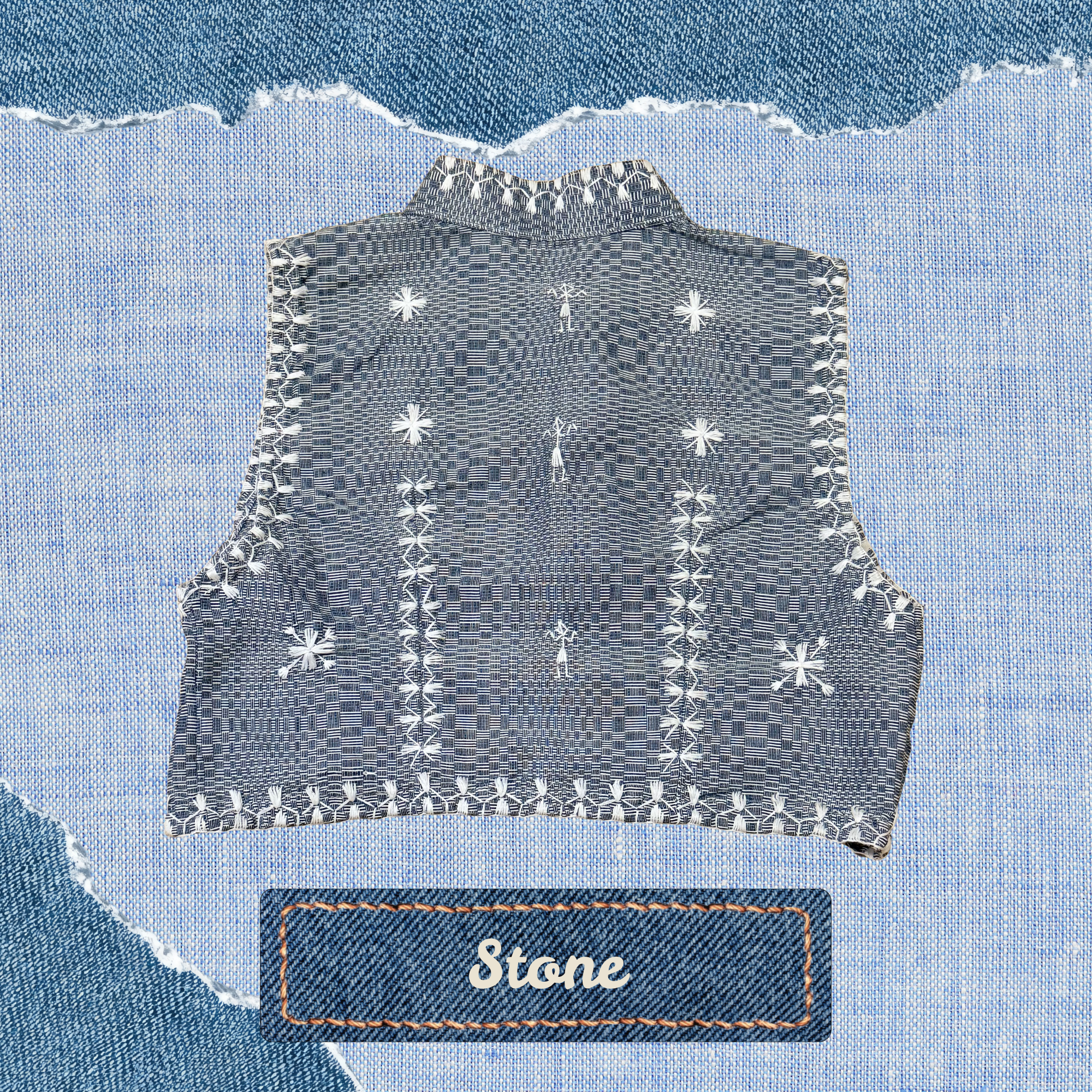 Hinabi Vest - Stone