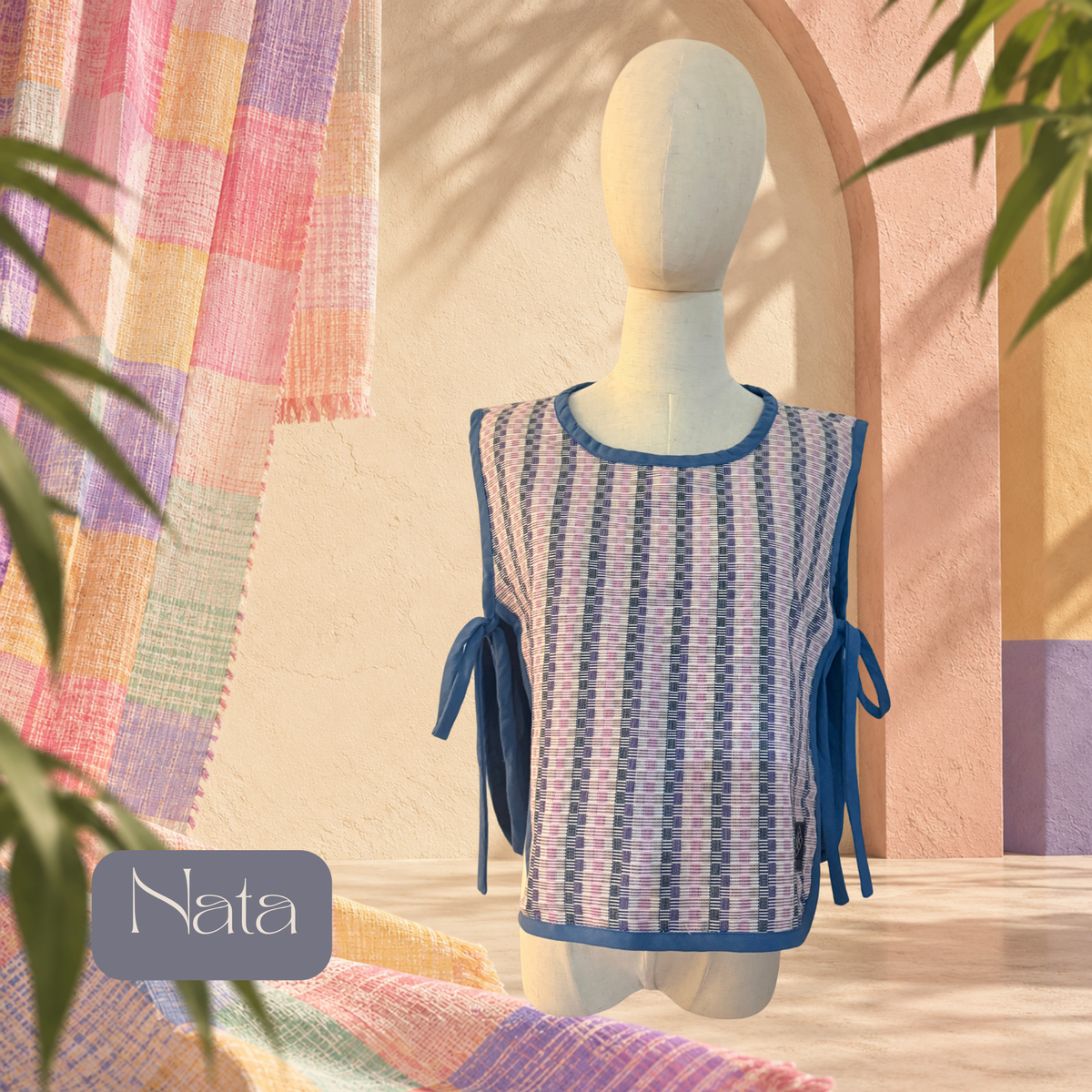 Sining Studio Bib Vest - Nata