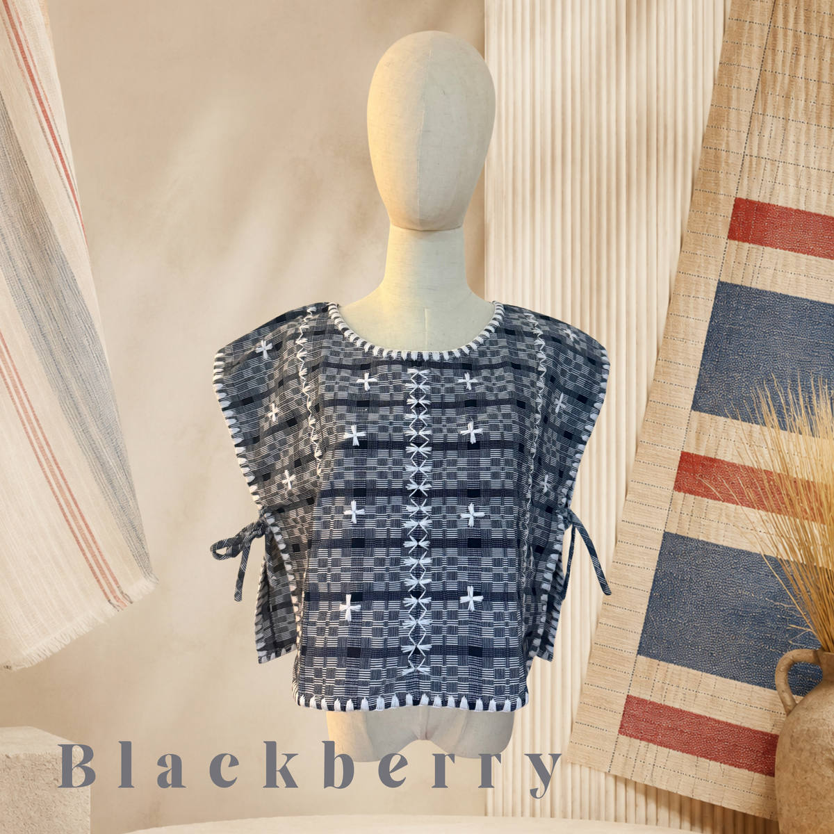 Hinabi Bib Vest - Blackberry