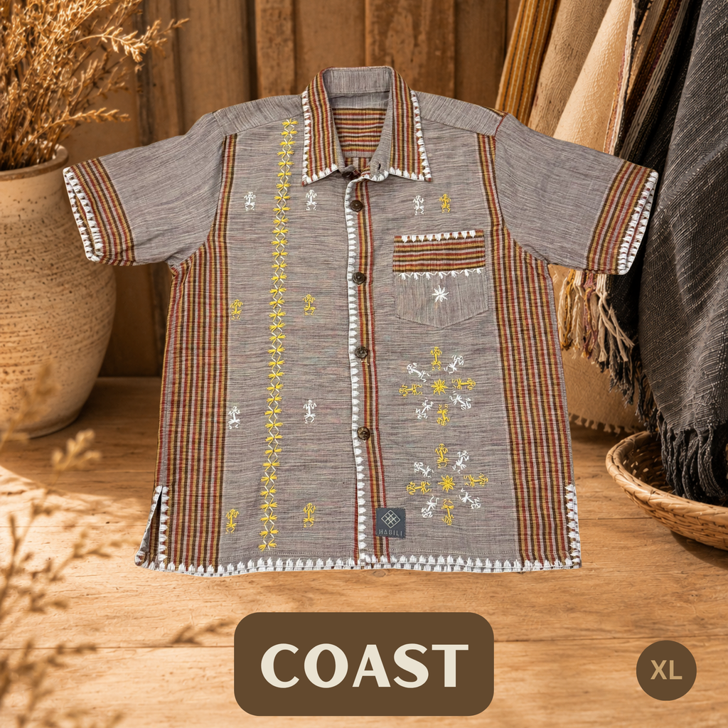 Hinabi Men's Polo - Coast