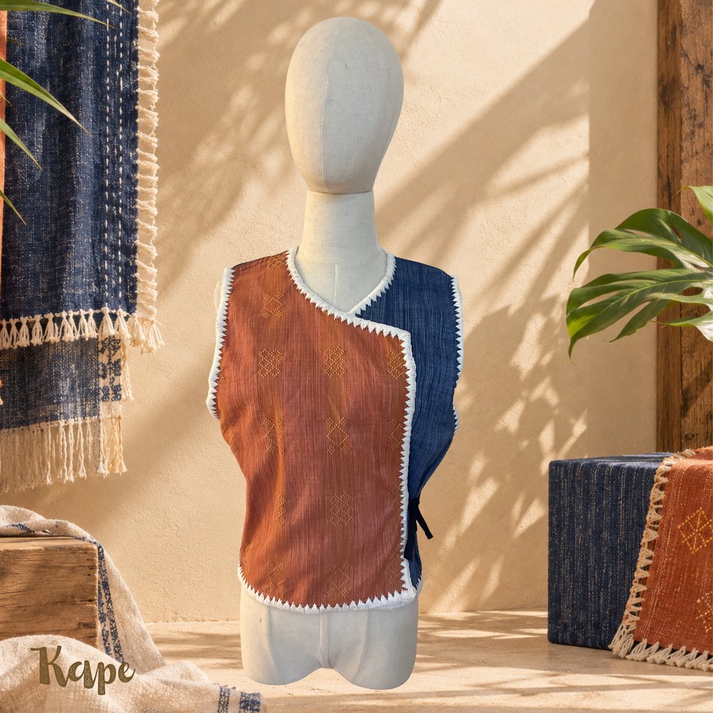 Hiraya Side Tie Vest | Kape