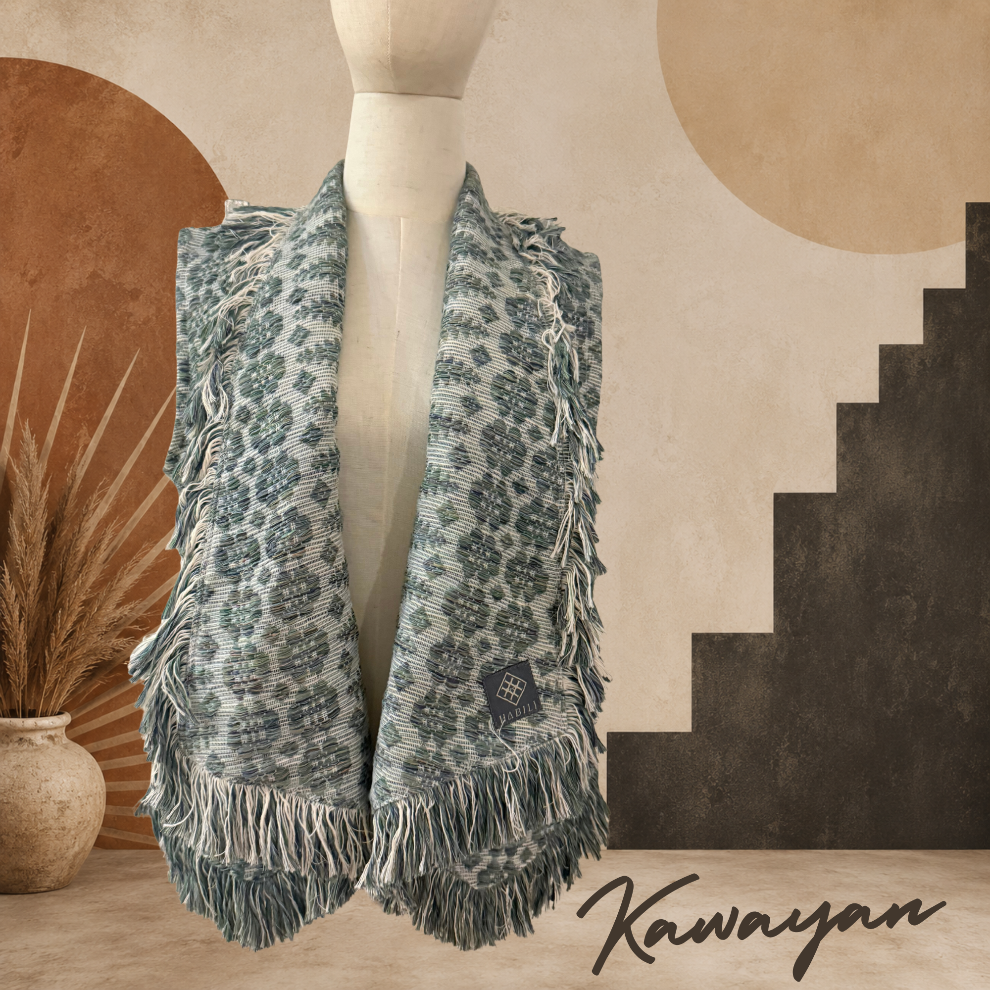 Hiyas Tassle Vest - Kawayan