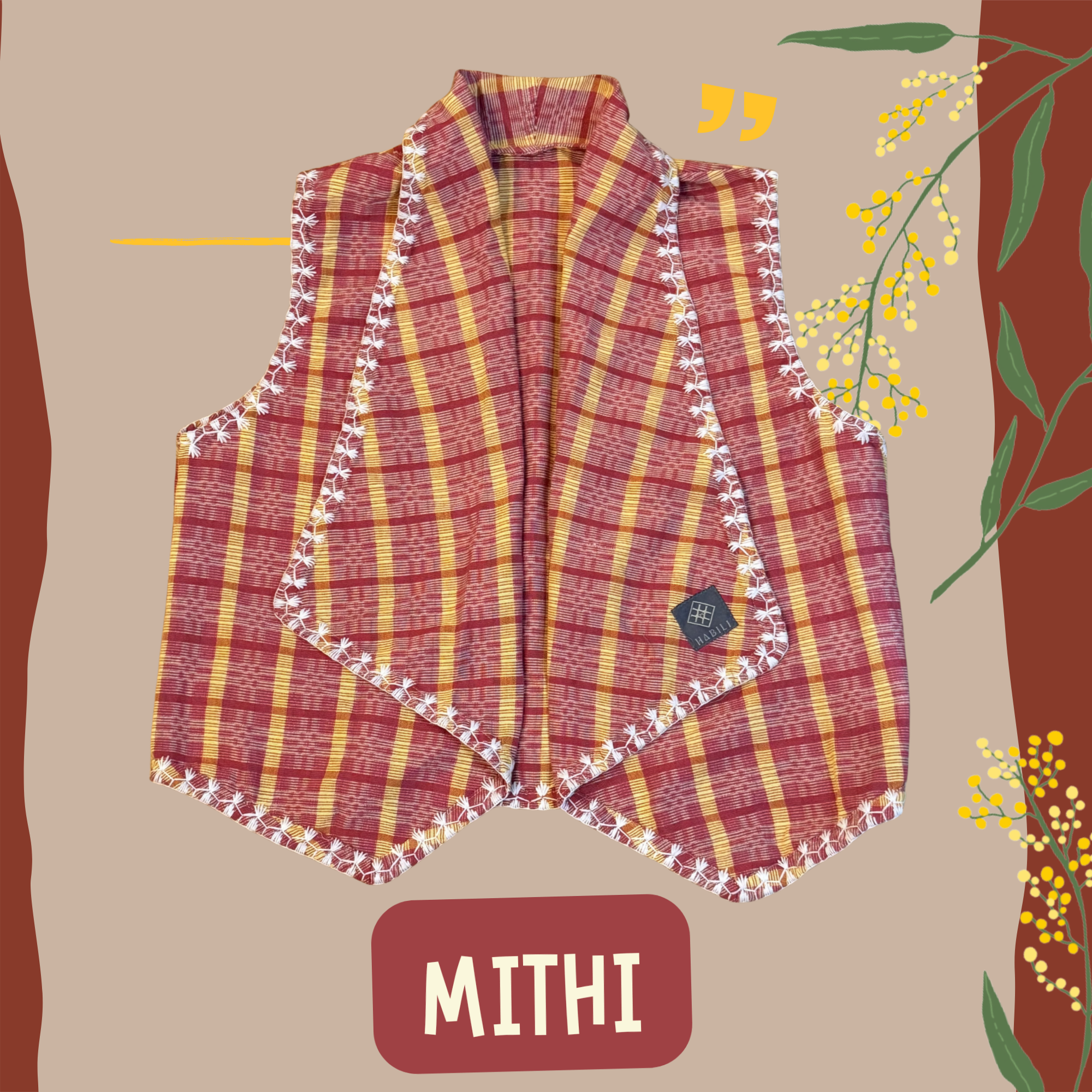 Hinabi Waterfall Vest - Mithi