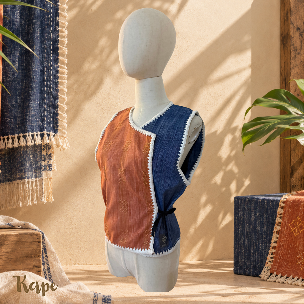Hiraya Side Tie Vest | Kape