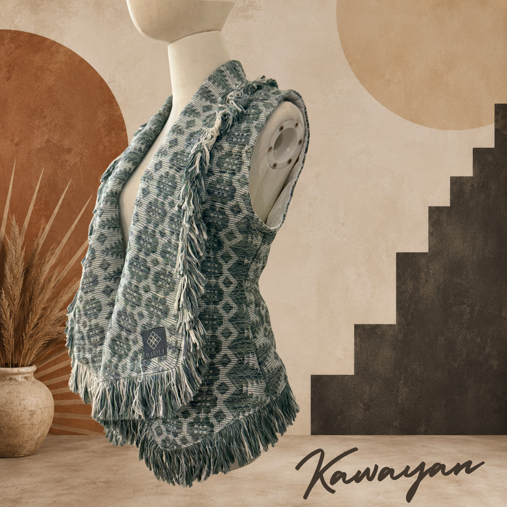 Hiyas Tassle Vest - Kawayan