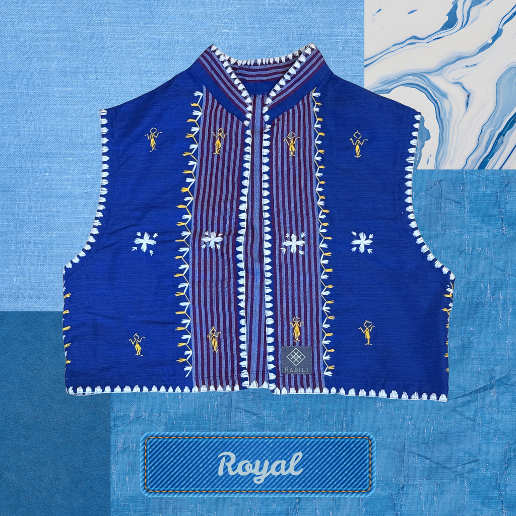 Hinabi Vest - Royal