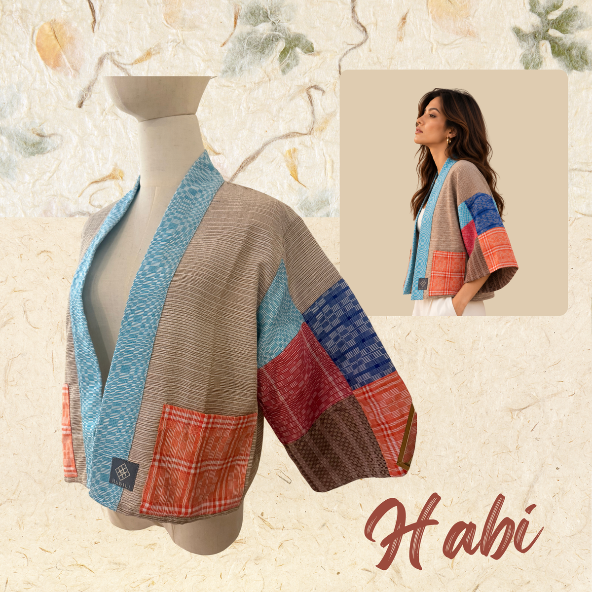 Hinabi Patchwork Kimono - Habi