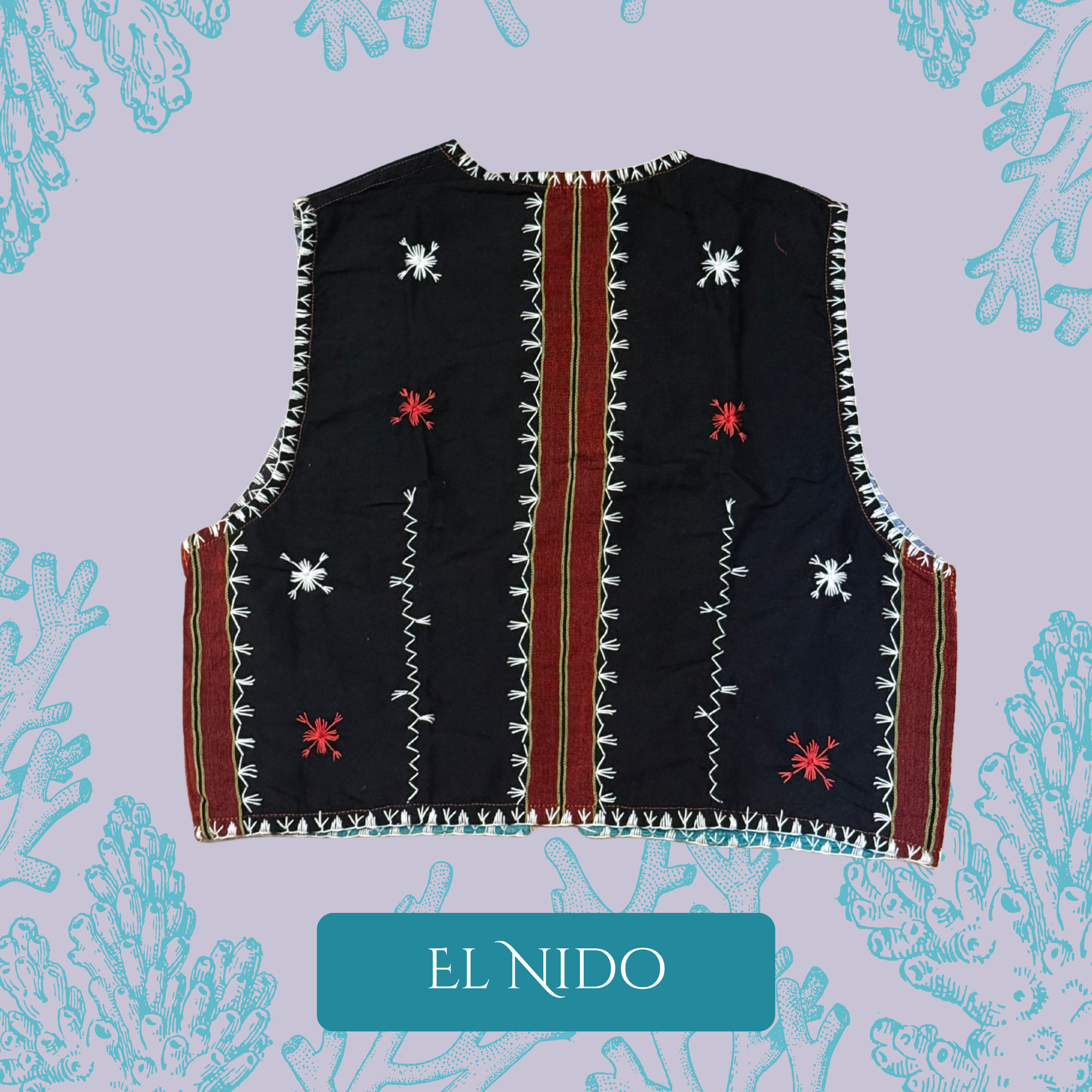 Hinabi Patchwork Vest - El Nido