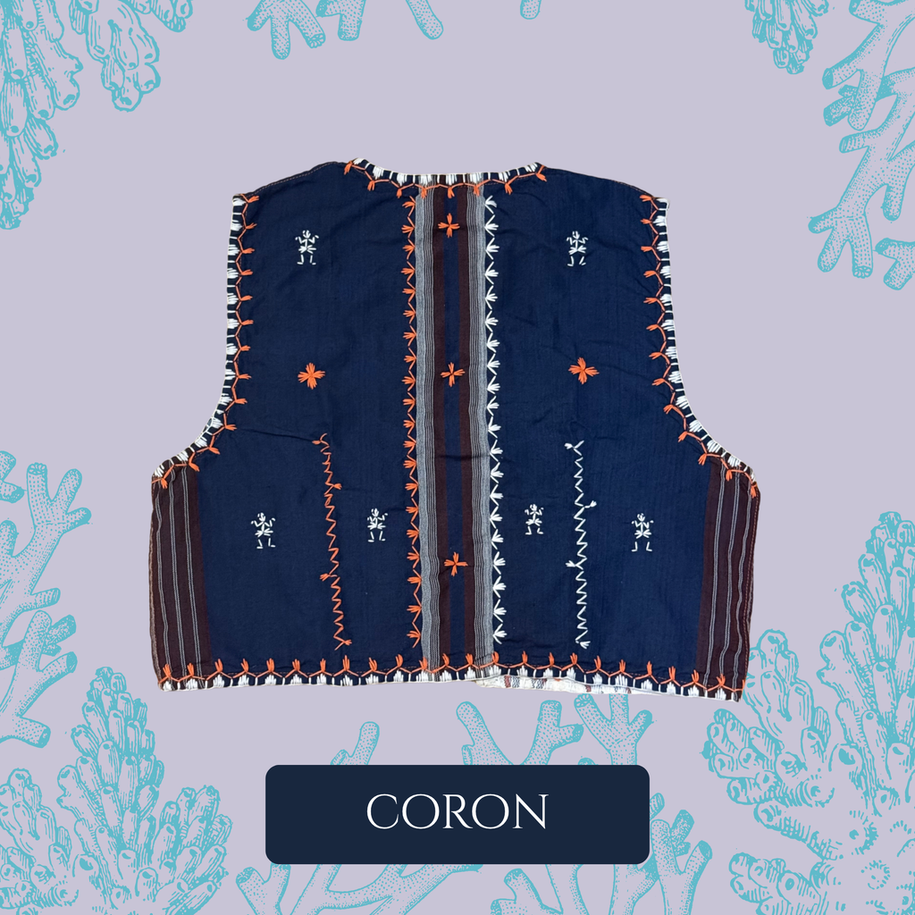 Hinabi Patchwork Vest - Coron