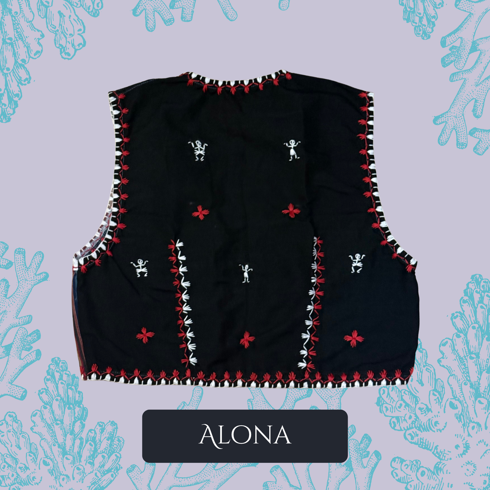 Hinabi Patchwork Vest - Alona