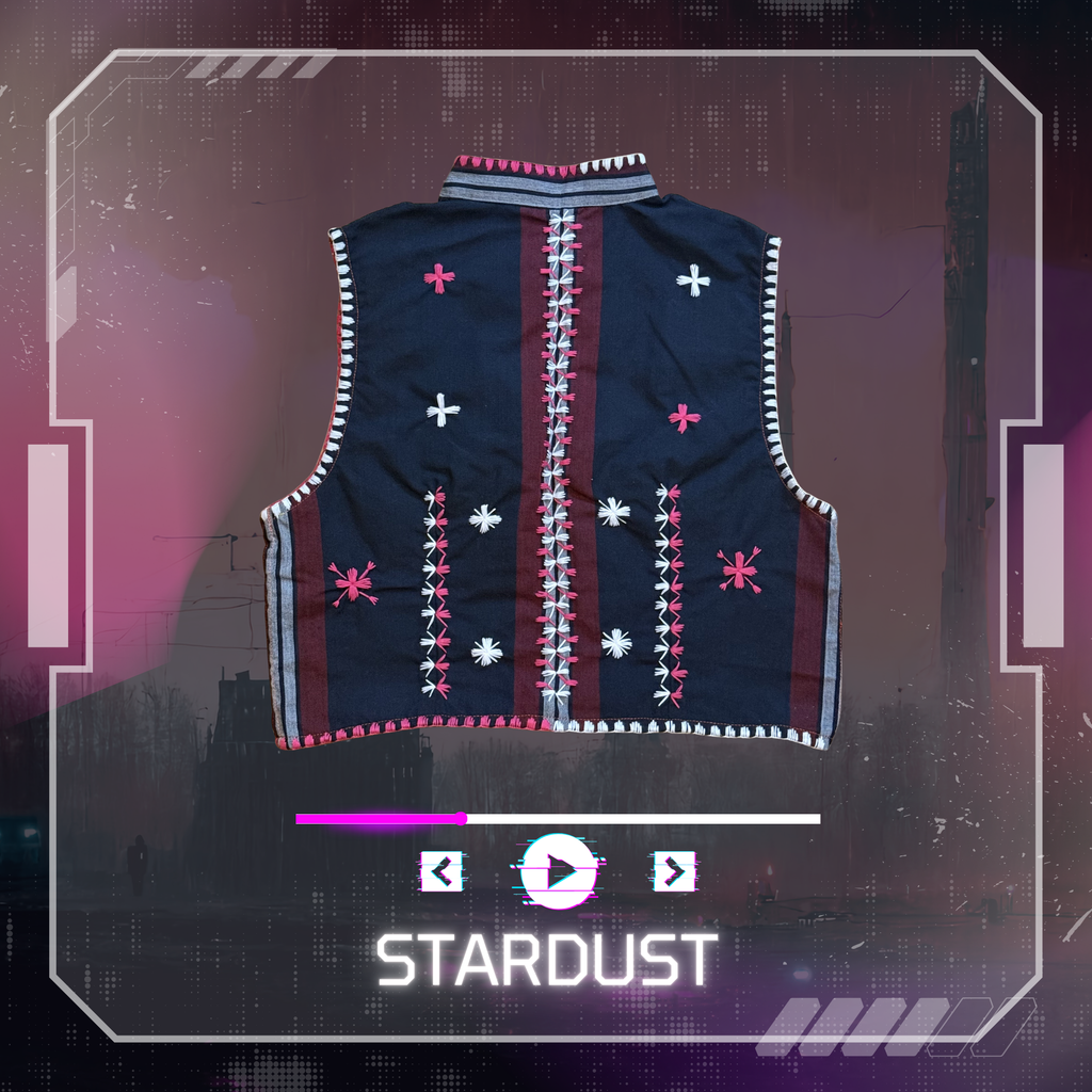 Hinabi Patchwork Vest - Stardust